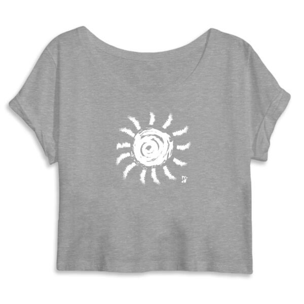 Crop Top White Sun